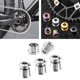 thumbnail image 4 of 4 Uds Pernos Tornillos Dobles Individuales Rueda de Cadena DYNWAVEMX 10 mm Plata, 4 of 7