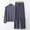 Gray, variant on TMOYZQ Women's 2 Piece Pj Lounge Set Casual Loose Long Sleeve Top Wide Leg Pants Soft Housewear Outfit Sets