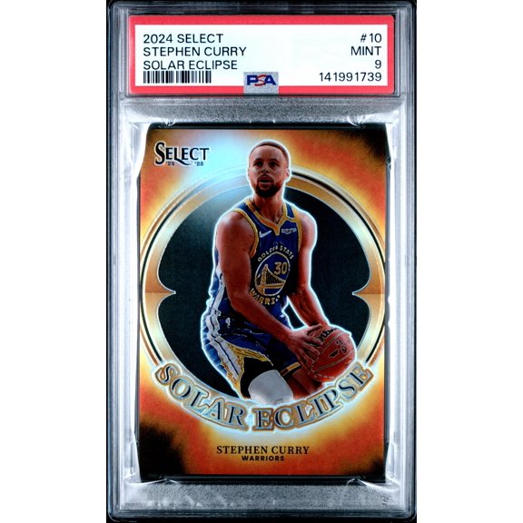 Collectible 2024 Select Solar Eclipse Stephen Curry #10 PSA 9