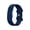 Blue, variant on Butterfly Buckle Silicone Watch Band for Hume Band 2.0, ashionable Universal Fit Replacement Strap, Sweatproof Lightweight Wristband with Double-Button Clasp, 10 Adjustable Holes