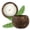 Brown/Cinnamon/1 Count, variant on Coco Casa Handmade Coconut Shell Candle - Coconut Mango - 4" x 4" x 2 3/4" - 1 count box