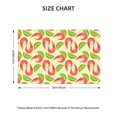 thumbnail image 4 of Placemats Set Of 4 / 6, Lime Shrimp Placemats For Dining Table Indoor/Outdoors Heat Resistant Washable Placemats 18" X 12", 4 of 8