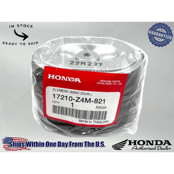 Honda Genuine OEM Authentic 17210-Z4M-821 Air Filter GX120 GX140 GX160 GX200