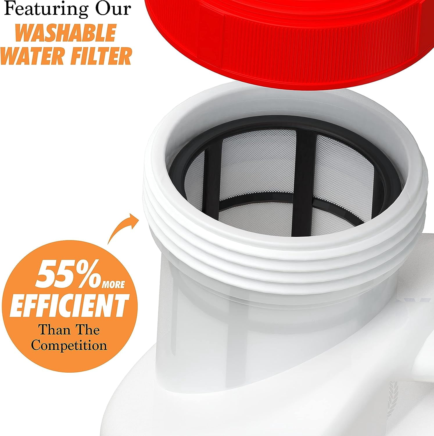 Battery Powered Backpack Sprayer, 4.2-Gallon, 8 Nozzles, 100 PSI, for Lawn & Garden