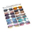 thumbnail image 4 of Sunglasses Colorful Leopard Head Decorative Frameless Small Square Sunglasses Retro Trend Personalized Sunglasses, 4 of 5