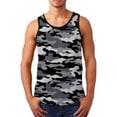 thumbnail image 1 of DPTALR Gilet de Sport et de Loisirs Imprimé pour Hommes Sans Manches, 1 of 5
