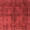thumbnail image 1 of Ahgly Company Machine Washable Indoor Square Oriental Red Modern Area Rugs, 6' Square, 1 of 4