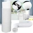 thumbnail image 4 of Tuyau d'Échappement Universel Résistant à la Chaleur, Tuyau de Climatiseur Portable avec Mécanisme de Clic Facile à Installer, Ressort en Acier Intégré Supporte la Rotation et la Rétraction pour une Manœuvre Sans Couture, 4 of 4