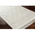thumbnail image 2 of Hauteloom Fuji Recycled Material Living Room, Bedroom Area Rug - Bohemian, Transitional - White, Medium Gray, Light Brown - 8' x 10', 2 of 6