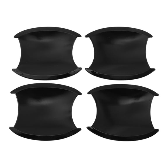 Unique Bargains Car Door Handle Cup Protector for Honda CR-V CRV 2007-2011 Gloss Black ABS 4 Pcs