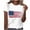 White, variant on MEICHEN 4th of July Tshirts for Women Short Sleeve American Flag Print Shirts Crewneck USA Flag Patriotic Casual Tops