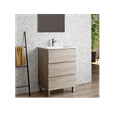 thumbnail image 2 of DAX Costa Engineered Wood Single Vanity Cabinet, 24", Pine, 2 of 3