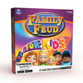  Imagination Gaming Family FEUD Kids VS Adults Edition Card Game,  Get Ready for a Family Showdown, 150 Question Cards, 50 Fast Money Cards,  Complementary App with Sound Effects from The Show 