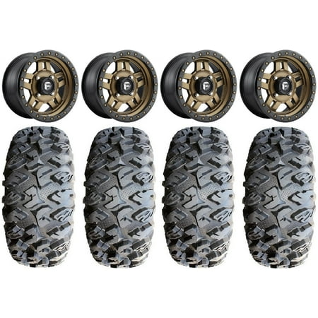 Fuel Anza Bronze 15 Wheels 28 MotoClaw Tires Polaris RZR XP 1000 / PRO XP / Ranger XP 900/1000