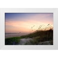 thumbnail image 3 of Alan Hausenflock 4x24 White Modern Wood Framed Wall Art Titled - Rosey Sunset I, 3 of 5