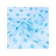 thumbnail image 4 of INSPIRAR CHIC Mujeres 1950s Retro Lunares Chiffon Bufanda, Ligera Suave Sheer Largo Cabeza Envolver Chal Bufandas para Todas las Temporadas 63.0"x19.7" Azul Cielo, 4 of 6