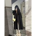 thumbnail image 1 of White Woolen Jacket For Women 2024 New Style Petite Korean Version Overcoat Explosion Model V-Neck Regular Type China Origin Black 6088 (version) L (50.00 kg-57.50 kg, 1 of 5