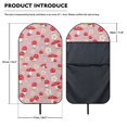 thumbnail image 7 of Uourmeti Front Seat Cover Towel Machine Washable Microfiber, Compatible with Van Truck Seat, for Cars Trucks SUVs, Red Mushroom Daisy, 7 of 7