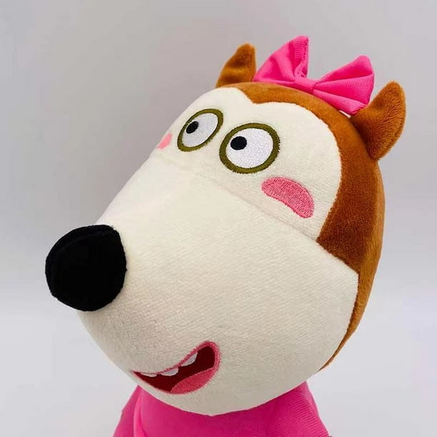 Hot 2 Wolfoo Lucy Family Plush Dolls English Animated Stuffed Cartoon Gifts