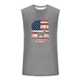 thumbnail image 3 of Tanque Deportivo de Cuello Redondo de la Impresión de la Moda Casual de los Hombres, Blusa de Poliéster sin Mangas para el Uso Diario Casual Al Aire Libre, 3 of 5
