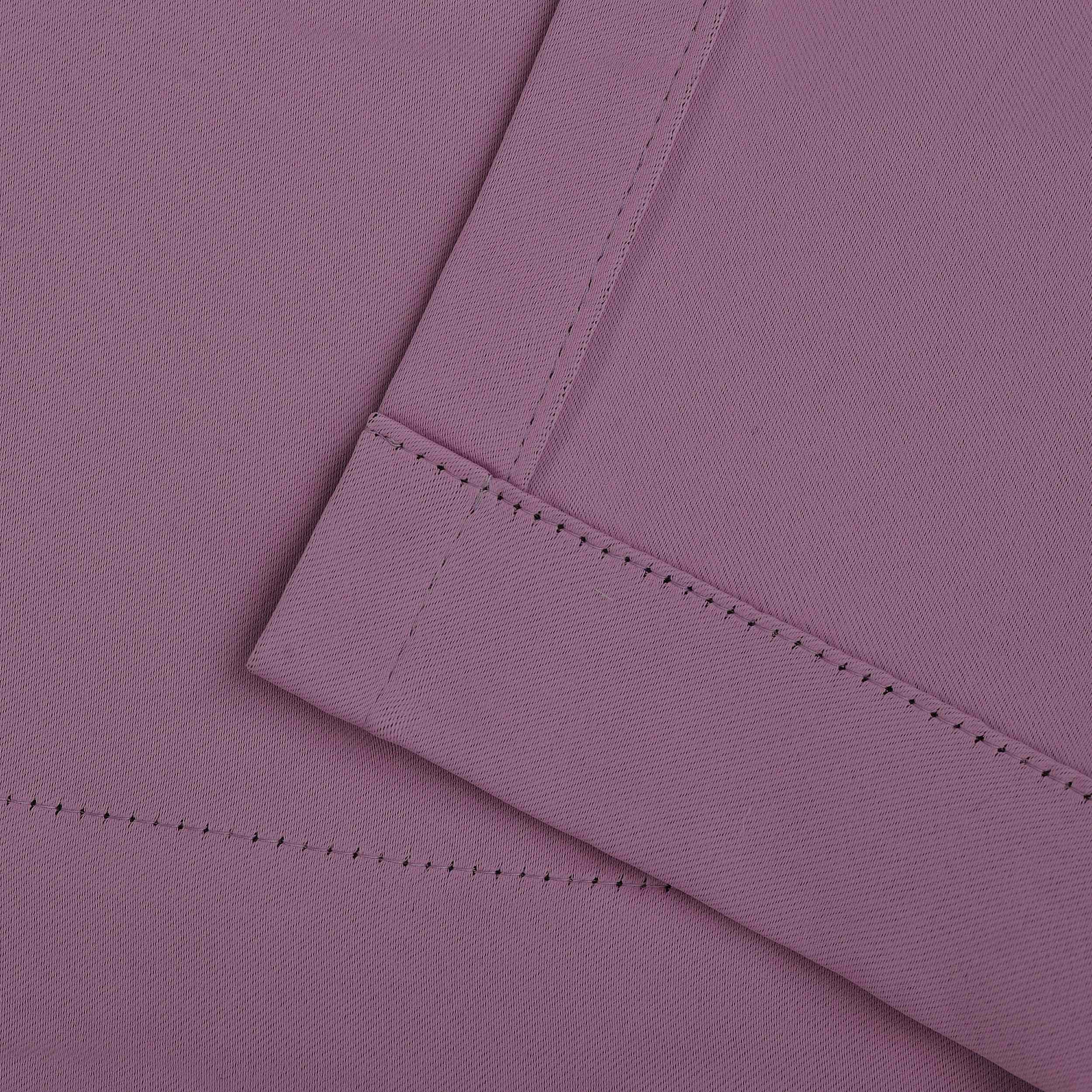 Superior Blackout Solid Light Filtering Grommet Curtain Panel Set, 46" x 63", Wisteria