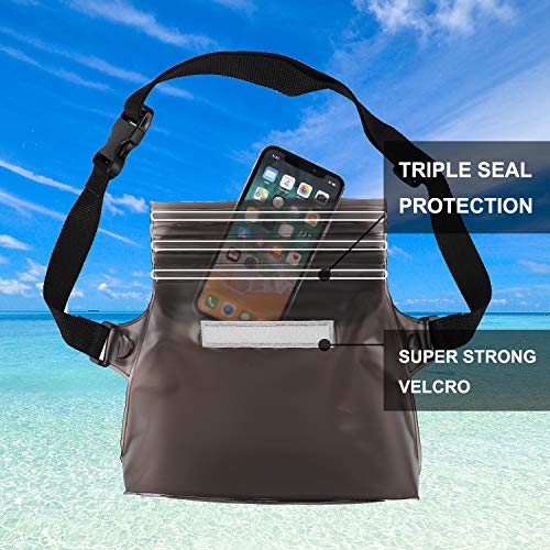 HEETA 2-Pack Waterproof Pouch with 