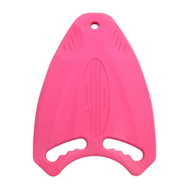 Tabla de flotación para piscina, juguetes acuáticos, ayuda de entrenamiento, dispositivo de flotación de EVA, impermeable, con empuñaduras Rojo rosa