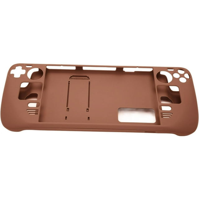 Étui avec Béquille Antichoc ZOUSSIQI, Coque de Protection pour Support PC avec Design Ergonomique Compatible avec les Consoles Portatives de Jeu (Brun) CA919-17576