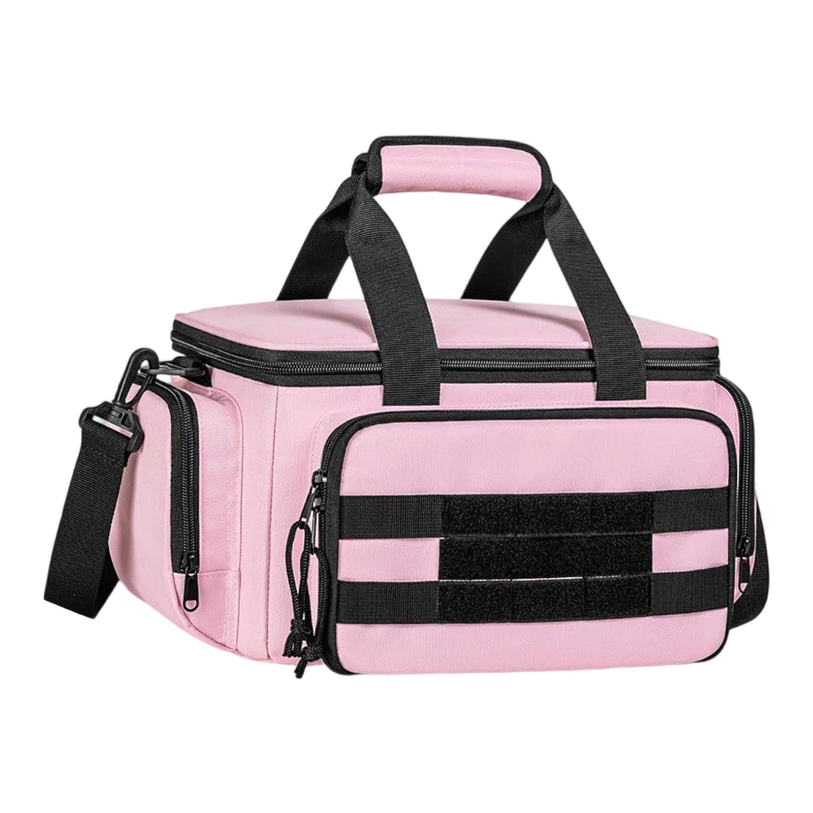 CarpNettore Pink Tool Bag for Women 13 inch Office Wide Mouth Girls Womens Tool Tote Bag