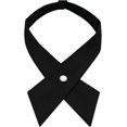thumbnail image 1 of LinYooLi Nœud Papillon Noir pour Femmes, Nœuds Papillon Réglables Croisés pour Uniforme de Filles Nœud Papillon Croisé pour Remise de Diplôme Scolaire, 1 of 6