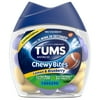*Limited Edition* TUMS Chewy Bites Lemon and Blueberry Antacid, Hard Shell Chews for Heartburn Relief, 32 Antacid Chews