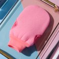thumbnail image 1 of 1 Pair Bathing Glove Shower Towel Mitten Strong Scrub Wash Cloth Bath Scrubbing Glove Exfoliating Massager, Red, 1 of 5