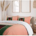 thumbnail image 6 of Ambesonne Rustic Duvet Cover Sets, Old Retro House Shutters, 2-Queen, Orange Green White, 6 of 7
