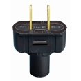 thumbnail image 1 of Cuchilla recta de vinilo residencial Plug Leviton 1-15P 2P 2W, 1 of 1