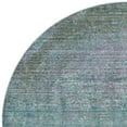thumbnail image 5 of SAFAVIEH Valencia Gracelyn Abstract Polyester Area Rug, Turquoise/Multi, 6'7" x 6'7" Round, 5 of 7