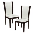 thumbnail image 1 of Home Elegance 710WS Chaise PARSON - Blanc P/U - Lot de 2, 1 of 6
