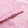 thumbnail image 6 of Unique Bargains Sparkling Sequin Decorative Throw Pillow Cover 16" x 16" Pink, 6 of 8