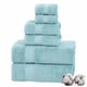 thumbnail image 1 of Juego de toallas de baño TEXTILOM 100% algodón turco, 6 piezas, color aguamarina, 1 of 6