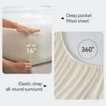 thumbnail image 2 of Flannel Sheets Twin Size White - Super Soft Fleece Sheets Set Fluffy Extra Plush, 3 Piece(Include Fitted Sheet, Flat Sheet, 1 Pillowcase), 2 of 7