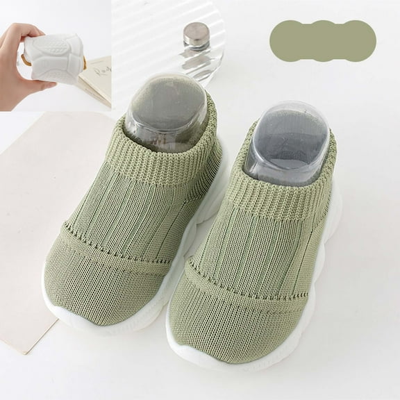 Shoes with Grip Slipper Floor Slipper for Boys Girls Toddler Walking Shoes Baby Toddler Shoes Knit