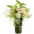 thumbnail image 5 of Northlight Hydrangea and Berry Floral Spring Bouquet - 14" - Pink, 5 of 8