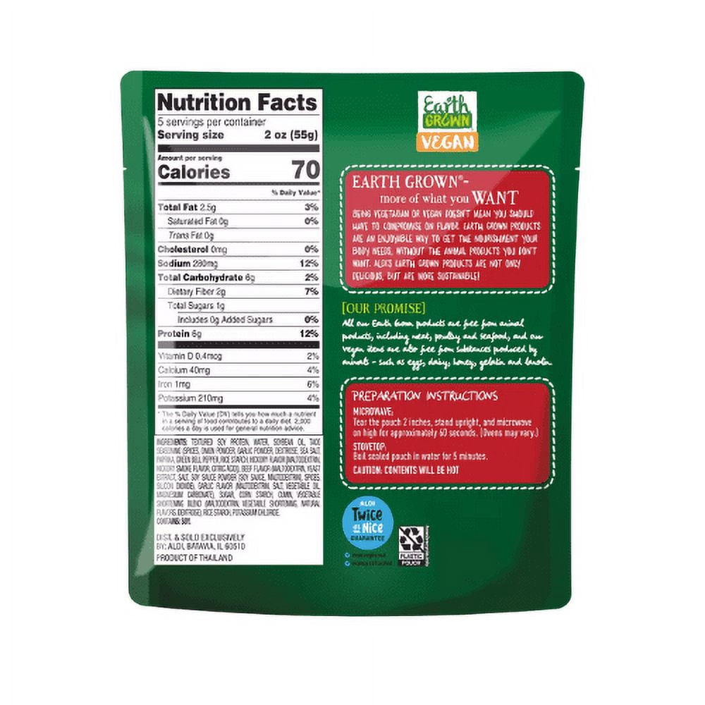 Earth Grown Taco Filling, 10 oz ,2-Pack