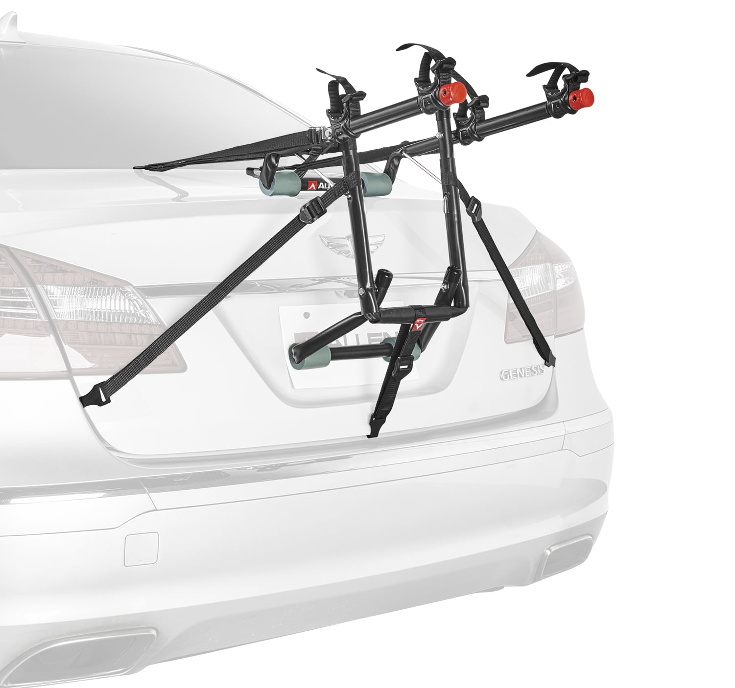 Allen Sports Deluxe 2-Bicycle Trunk Mounted Bike Rack Carrier 