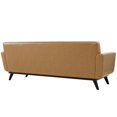 thumbnail image 4 of Modway Engage Bonded Leather Sofa in Tan, 4 of 5