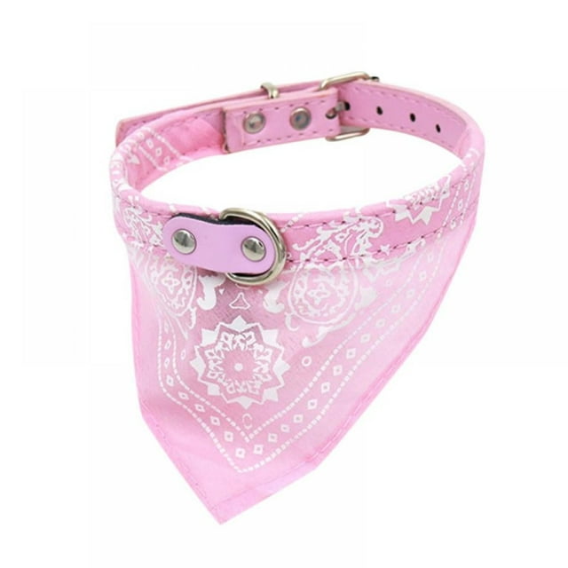 Pet Triangle Serviette Collier Chien Chat Bandanas Collier Métal Boucle Réglable Collier Lavable Triangle Serviette Chien Fournitures