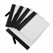 Storex Swing Clip Clear Report Covers, Stripes, Case of 18