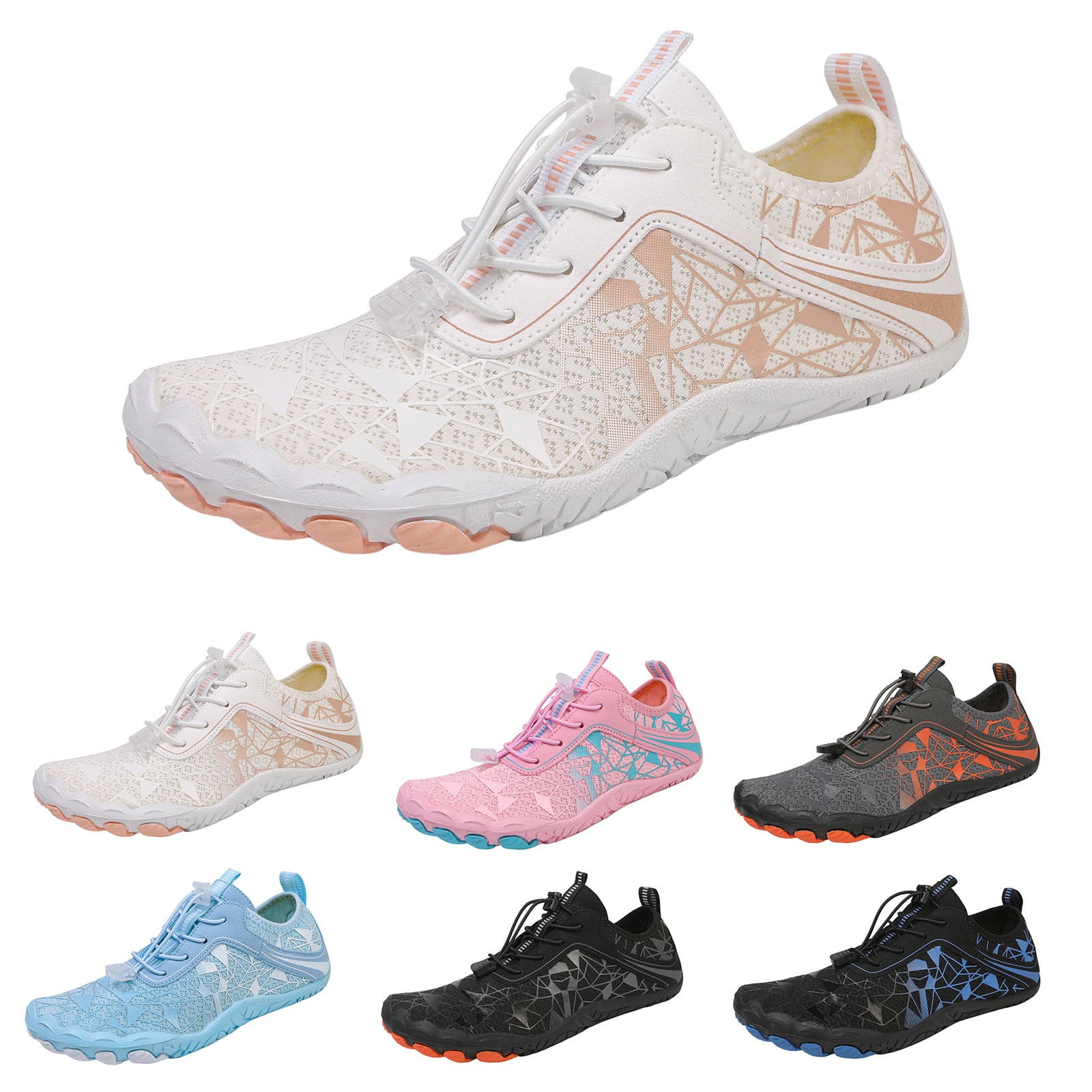 Barefoot Water Shoes for Women Men Waterproof Non Slip Hiking Walking Sneakers Beach Aqua Surfing Shoes