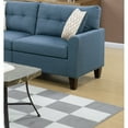 thumbnail image 5 of Dawn Whisper Living Room Furniture 2pc Sofa Set Sofa and Loveseat, Blue, 5 of 8