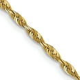 thumbnail image 1 of 14K Yellow Gold 2.0mm Extra-Light D/C Rope Chain (22 X 2) Made In Peru exl016-22, 1 of 5