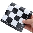 thumbnail image 4 of WE Games USA Roll Up Vinyl Chess Board - Reverse Print Black - 8 in., 4 of 7